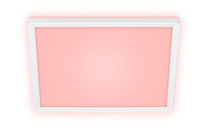 LED-Deckenleuchte Slim RGB in weiß, 29,3 x 29,3 cm-02