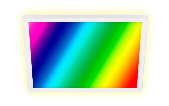 LED-Deckenleuchte Slim RGB in weiß, 29,3 x 29,3 cm-01