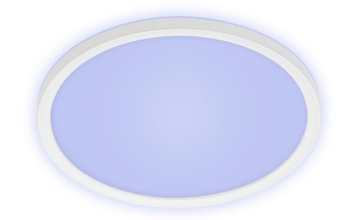LED-Deckenleuchte Slim RGB in weiß, 29,3 cm-04