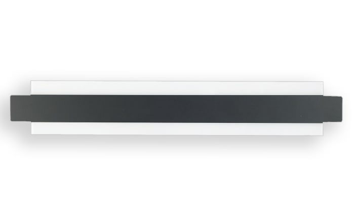 LED-Wandleuchte Regolo in schwarz, 60 cm