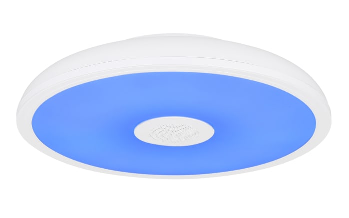 LED-Lautsprecher-Deckenleuchte Raffy RGB IP44 in weiß, 28 cm-05