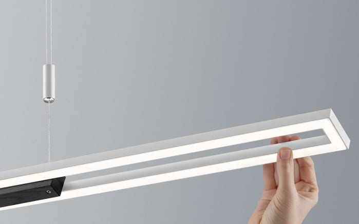 LED-Pendelleuchte Memel in aluminium/schwarz, 127 cm-05