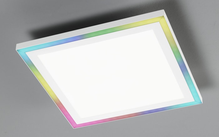 LED-Deckenleuchte Joy RGB in aluminiumfarbig/weiß, 32 x 32 cm-10