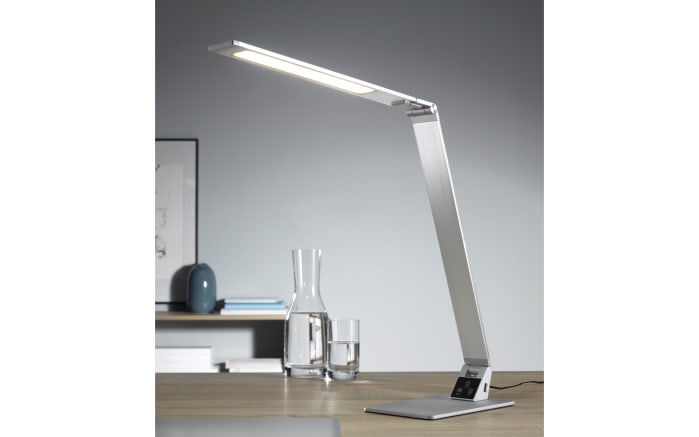 LED-Schreibtischlampe Uno, silber, 50 cm-04