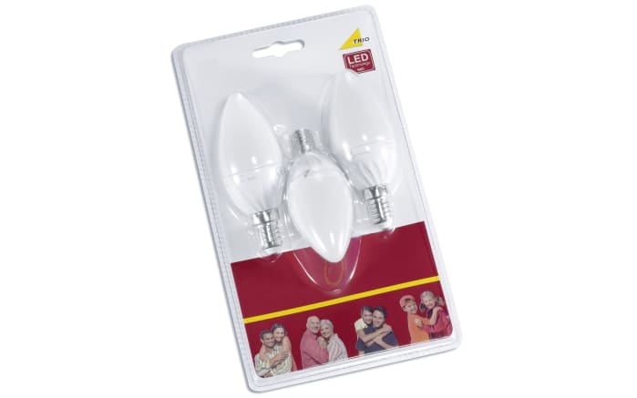 LED-Leuchtmittel Kerze 6 W / E14, 3er-Pack