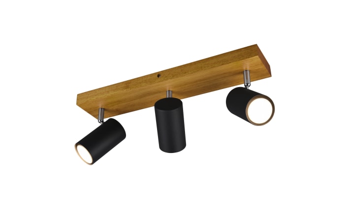 Deckenleuchte Marley, holz/schwarz, 3-flammig-01