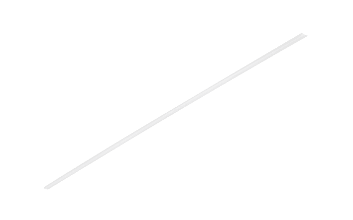 Abdeckschiene DUOline, transparent, 100 cm