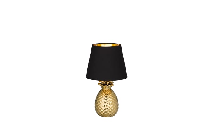 Tischleuchte Pineapple in goldfarbig, 35 cm