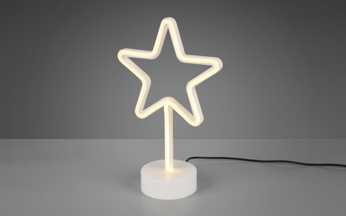 LED-Deko-Tischleuchte Star in weiß, 30,5 cm-03