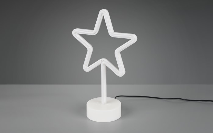 LED-Deko-Tischleuchte Star in weiß, 30,5 cm-04