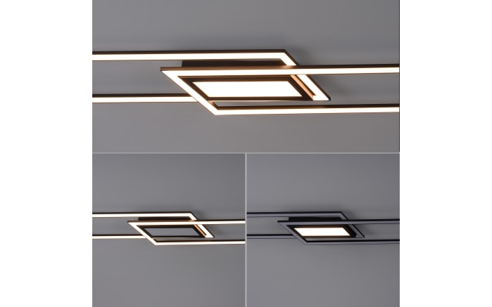 LED-Deckenleuchte Asmin in schwarz, 100 x 18 cm-09