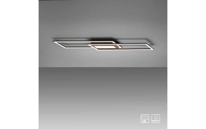 LED-Deckenleuchte Asmin in schwarz, 100 x 18 cm-10