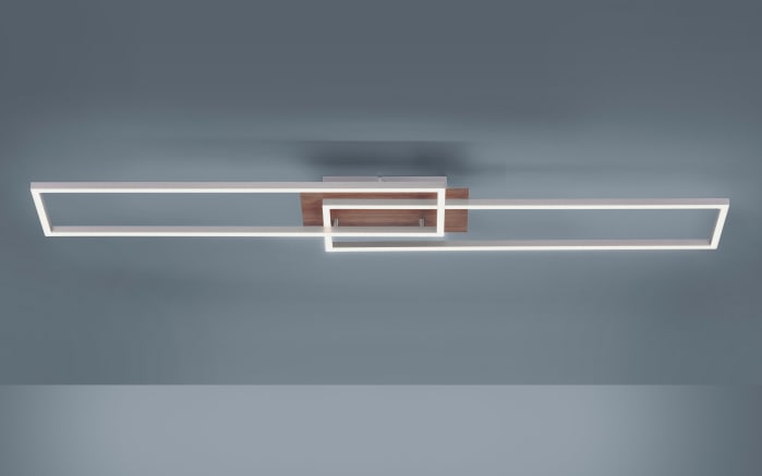 LED-Deckenleuchte Iven mit Holzdekor, 110 cm x 25 cm-05