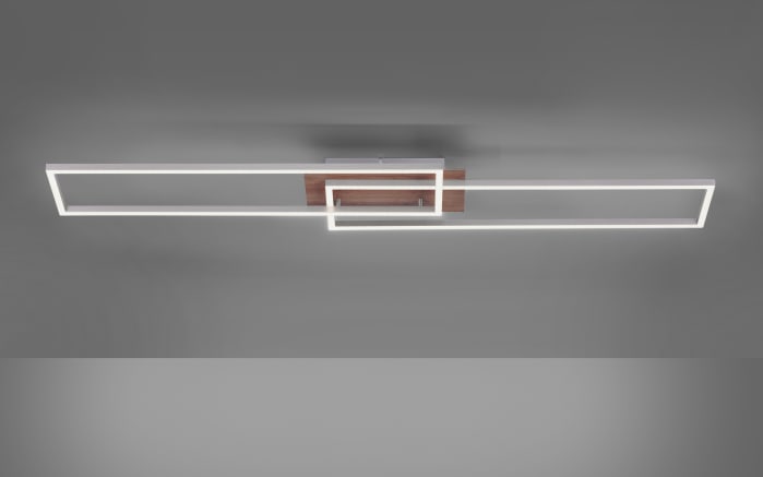 LED-Deckenleuchte Iven mit Holzdekor, 110 cm x 25 cm-06
