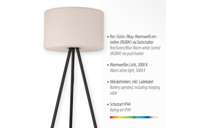LED-Akku-Standleuchte Holly RGB IP44 in schwarz/weiß, 135 cm-06