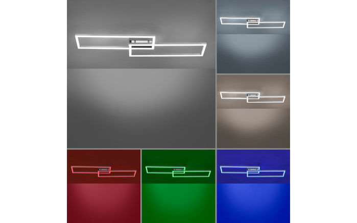 LED-Deckenleuchte Maxi CCT RGB in stahlfarbig, 110,5 x 26 cm-07