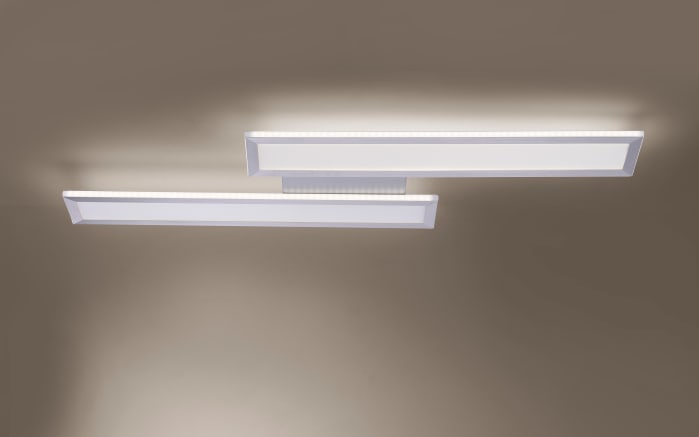 LED-Deckenleuchte Q-Rosa in stahlfarbig, 90 x 29 cm-07