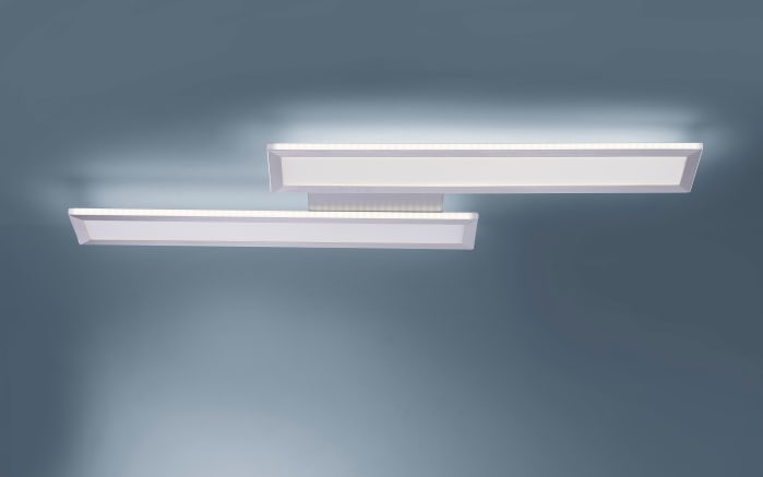 LED-Deckenleuchte Q-Rosa in stahlfarbig, 90 x 29 cm-09