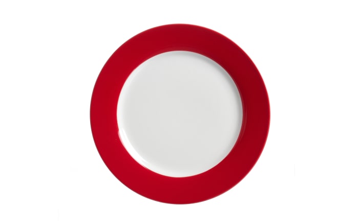 Dessertteller Doppio, rot, 20,5 cm
