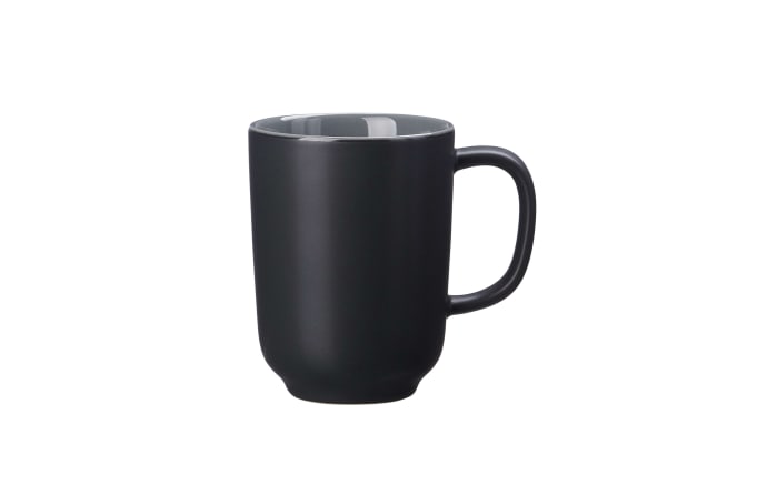 Kaffeebecher Jasper in schwarz/grau, 320 ml-01