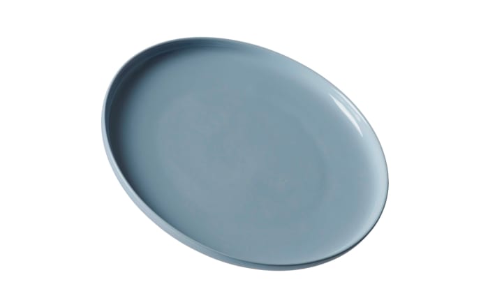 Teller flach Jasper in graublau, 26 cm-01