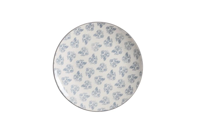 Teller Weekend aus Porzellan im floralem Muster, 26,5 cm-01