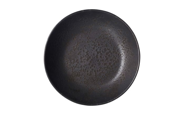 Schale Kitwe aus Steingut in schwarz, 20 cm-01