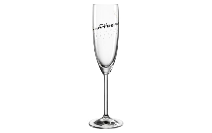 Sektglas Presente aus Glas mit Motiv Läuftbeimir-01