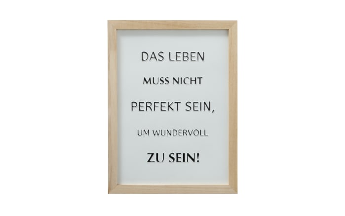Schild Lebenslust in weiß, 30 x 40 cm online bei Hardeck kaufen