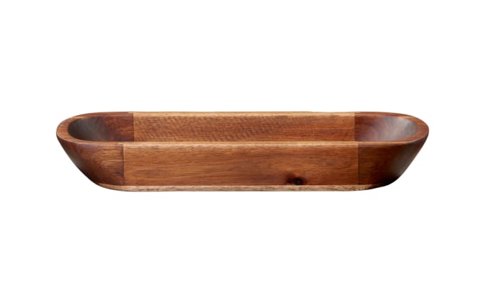 Ovale Schale wood akazie massiv -01