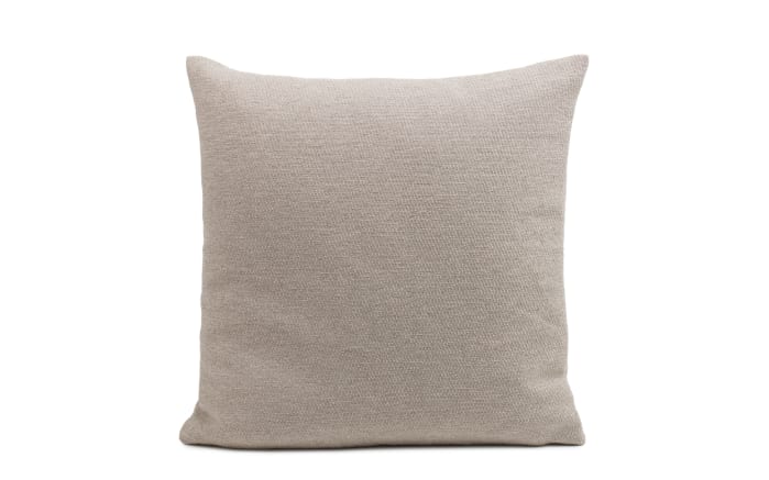 Kissenhülle Fabricio in taupe, 50 x 50 cm 