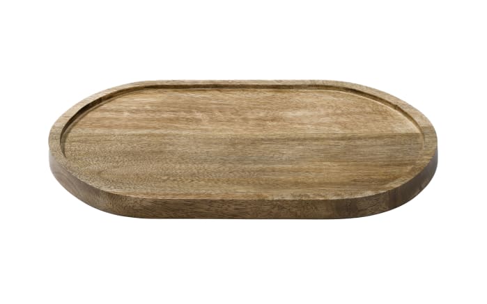 Deko Tablett aus Holz in braun