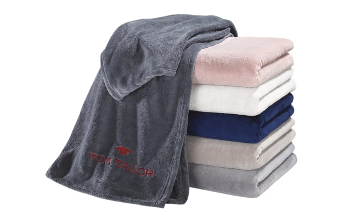 Fleece Decke Tom Tailor In Taupe 150 X 200 Cm Online Bei Hardeck Kaufen
