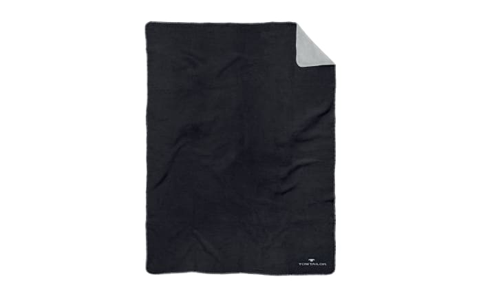 Decke Doubleface in black, 150 x 200 cm-01