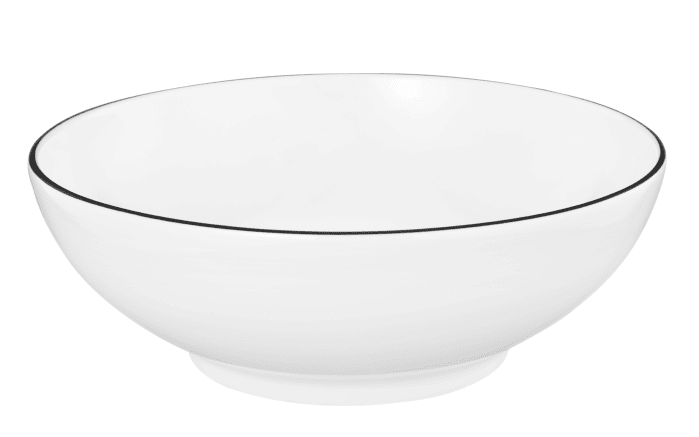Dessertschale Lido Black Line in weiß, 15 cm-01
