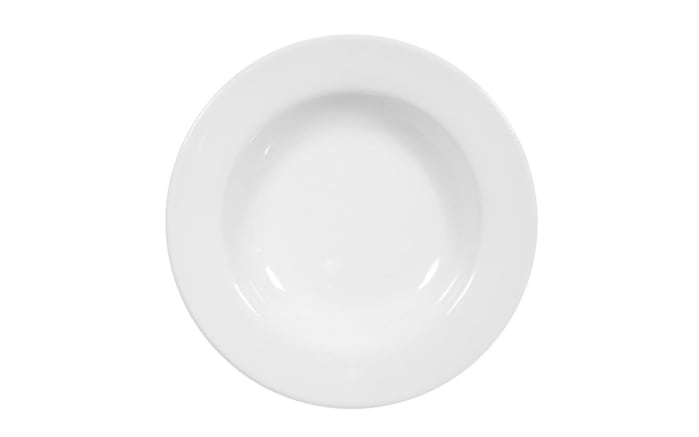 Suppenteller Rondo Liane in weiß, 23 cm-01
