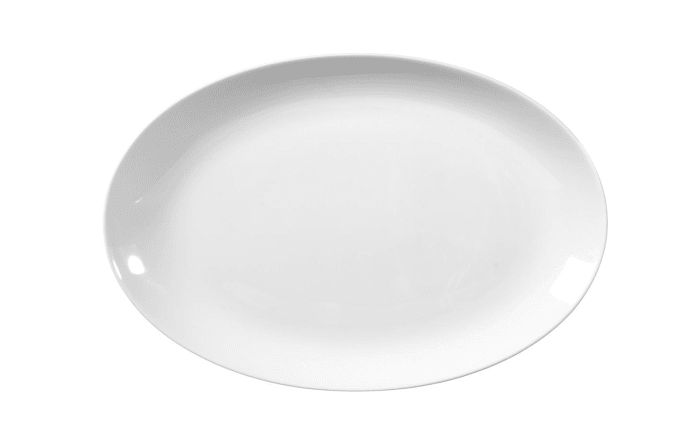 Servierplatte Rondo Liane in weiß, 28 cm-01