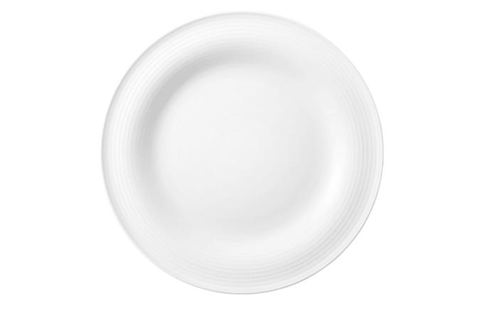 Frühstücksteller rund Beat in weiß, 23 cm-01