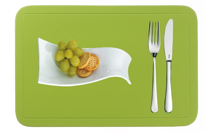 Tischset Uni in lemongrün, 28.5 x 43.5 cm-02