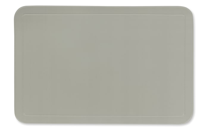 Tischset Uni in grau, 28.5 x 43.5 cm