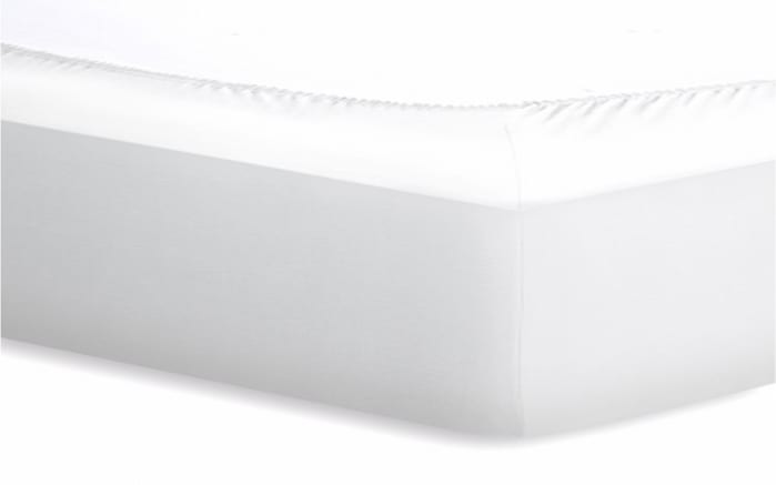Spannbetttuch Basic in weiß, 160 x 200 cm-02