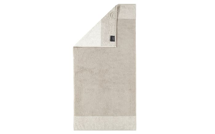 Duschtuch Two-Tone in sand, 80 x 150 cm-01