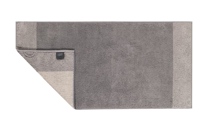 Duschtuch Two-Tone in graphit, 80 x 150 cm-01