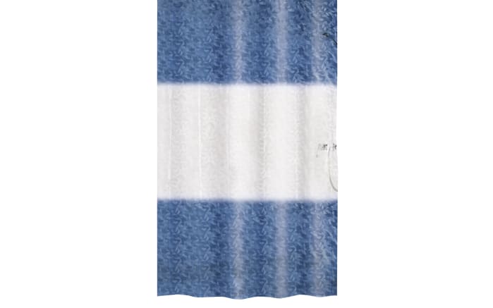 Duschvorhang Ray in dunkelblau, 180 x 200 cm-01