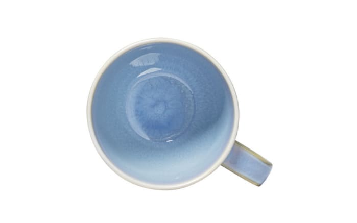 Becher mit Henkel Crafted Blueberry aus Porzellan, 0,35 L-02