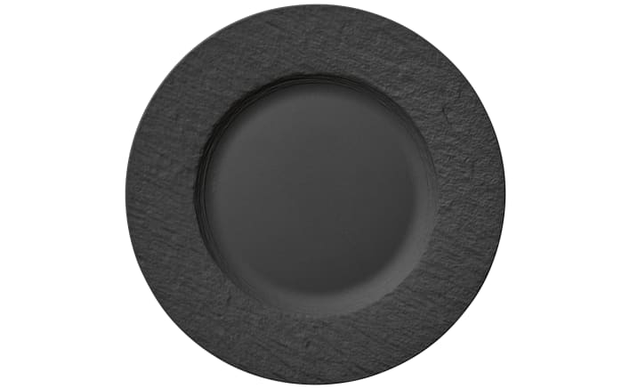 Speiseteller Manufakture Rock in schwarz, 27 cm-01