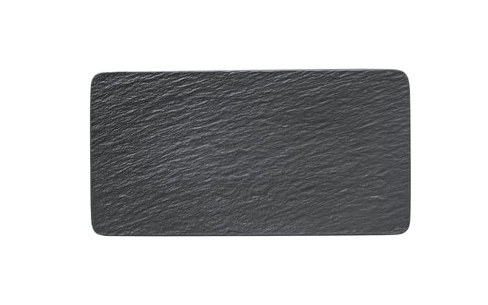 Servierplatte Manufacture Rock in schwarz, 35 cm