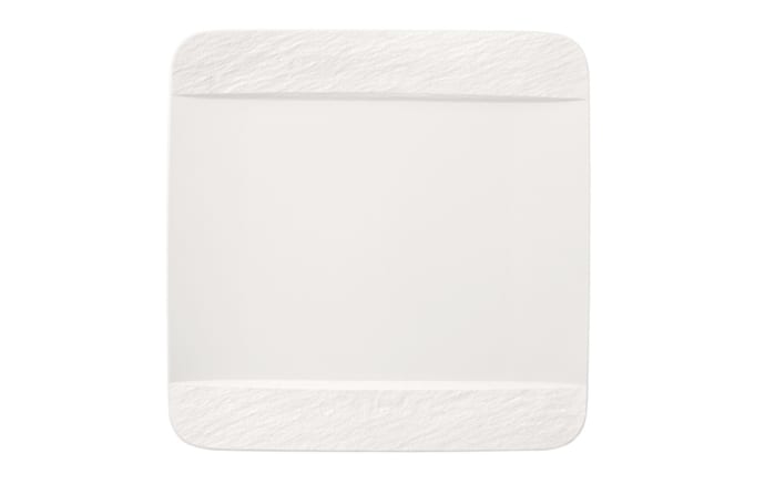 Speiseteller Manufacture Rock Blanc in weiß, 28 cm-01