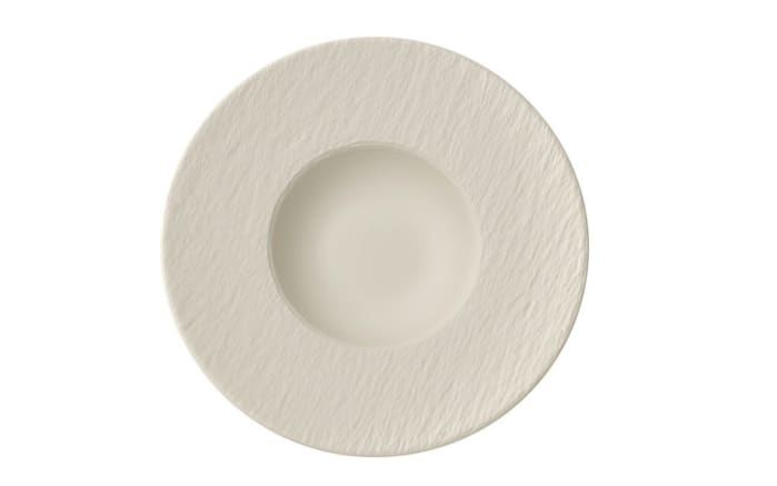 Pastateller Manufacture Rock Blanc in weiß, 28 cm-01