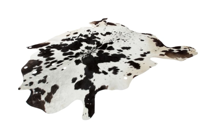 Kuhfellteppich Glam 210 in schwarz-weiß, ca. 2 qm-02